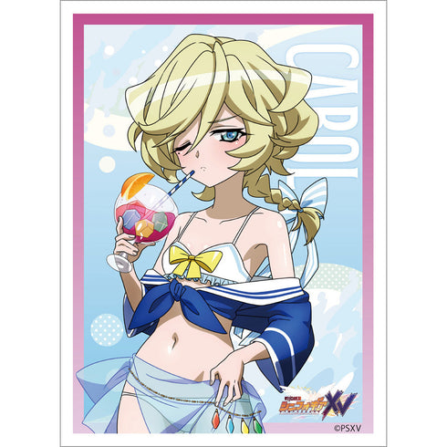 『戦姫絶唱シンフォギアXV』描き下ろしスリーブ(キャロル/マリンセーラー水着)